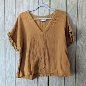 Universal Thread Mustard Tunic Top